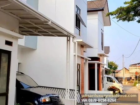 Bonus kanopi carport Alderon satu lapis di Perumahan Jatisari Luxury Residence