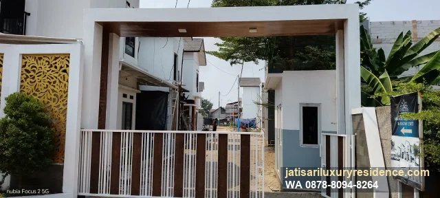 Pos Jaga Keamanan Jatisari Luxury Residence Gerbang masuk dan pos jaga keamanan perumahan Jatisari Luxury Residence Jatiasih Bekasi
